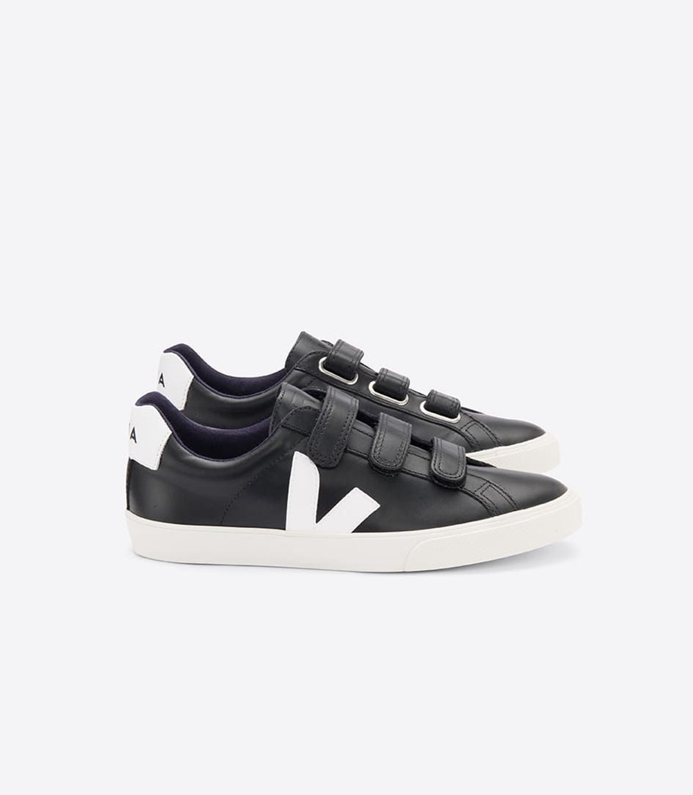 Veja Sneakers Dama - 3-Lock Piele - Nigga/Albi - 2374851-VF